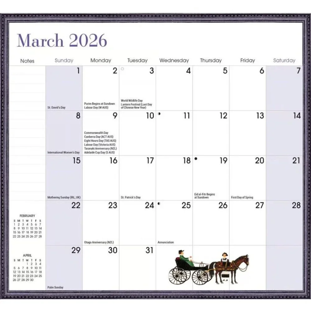 Charles Wysocki 2025-2026 Pocket Planner